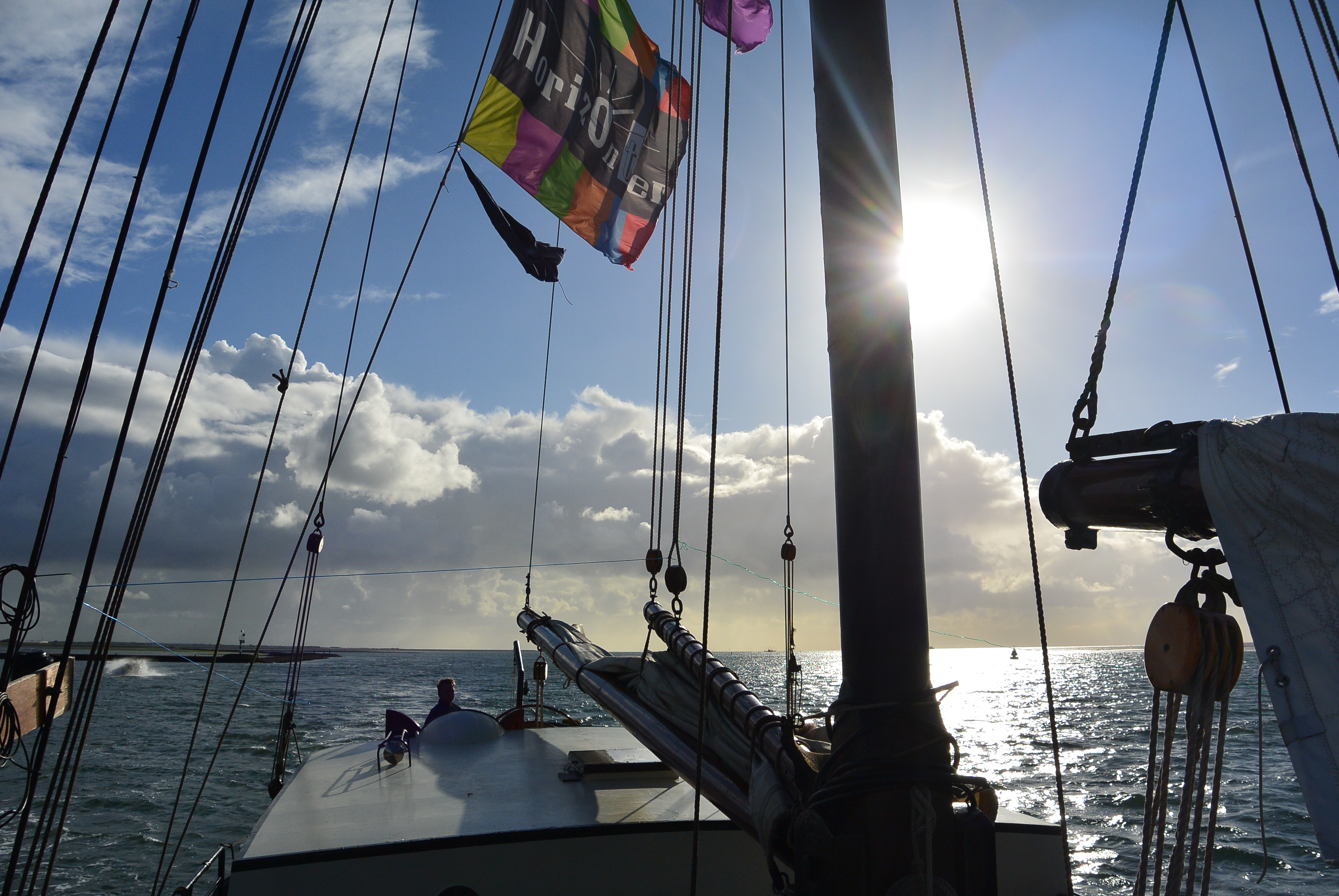 Horizontoer op de Waddenzee