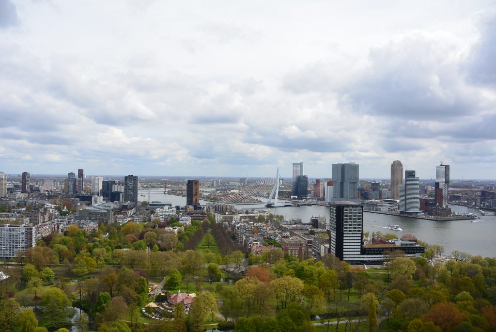 Rotterdam vanaf de Euromast