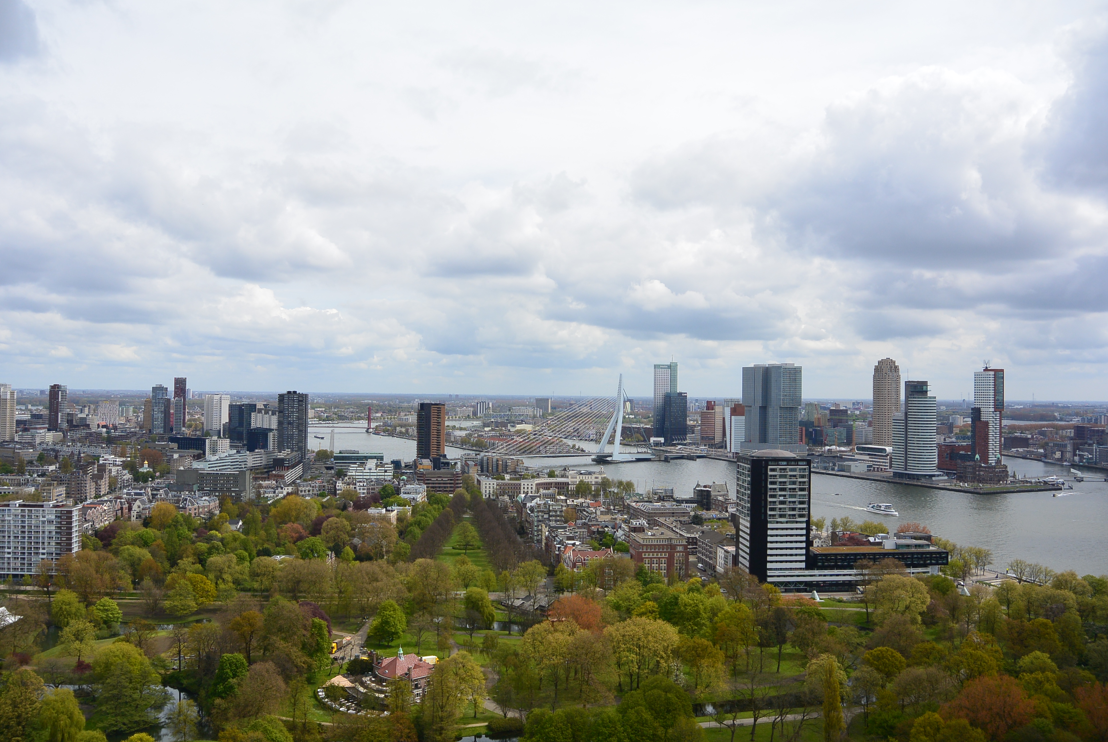Rotterdam vanaf de Euromast